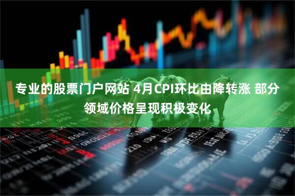 专业的股票门户网站 4月CPI环比由降转涨 部分领域价格呈现积极变化
